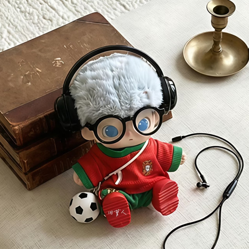 Dimoo Newborn Diary World Cup Football C Ronaldo Messi Real Madrid Match Jersey Gaji Labubu Crying Doll Clothes