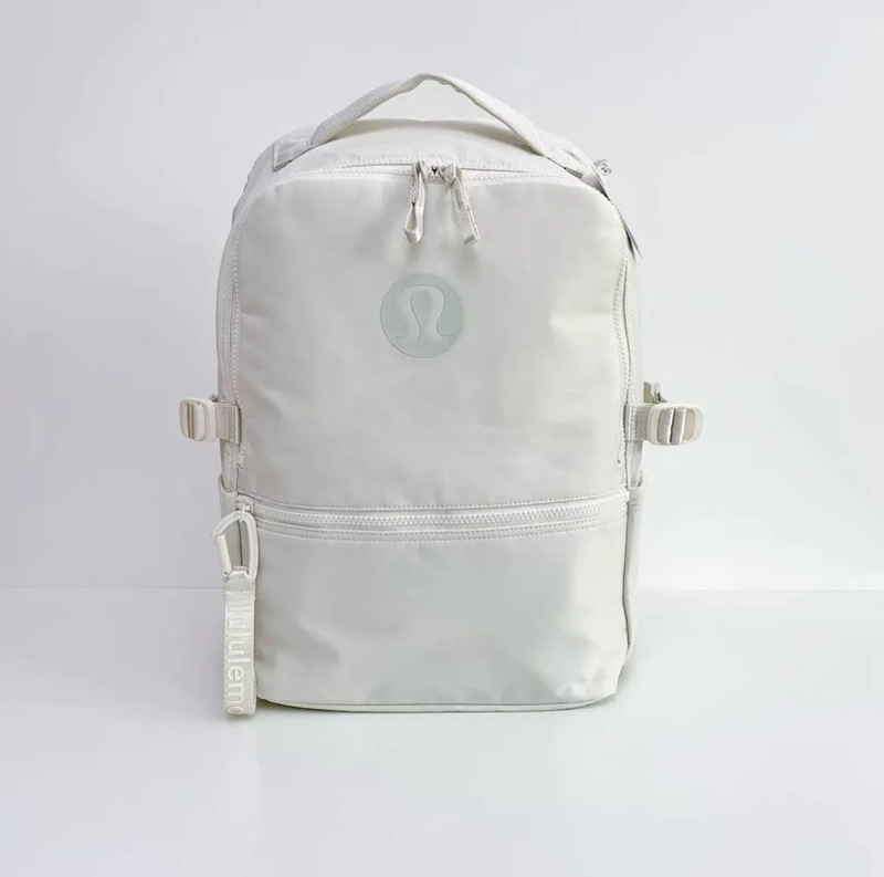 2025 New Spot Lulu Backpack Backpack 22L Computer Bag School Bag Large Capacity Yoga Bag Waterproof for Men and Women