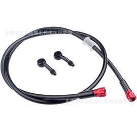 摩托车铁氟龙铝合金鱼眼碟刹液压制动软管刹车油路离合器油管AN3