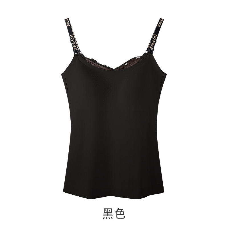 ブラジャーなしで着用できるマタニティ授乳キャミソール、授乳用マタニティウェア、胸パッド付きの特別な下着、涼しく薄い|undefined