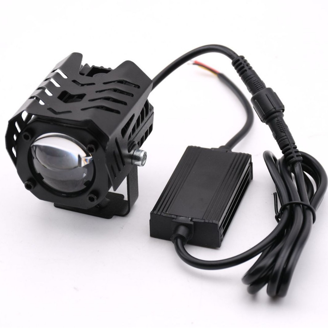 Auto y motocicleta general Led Spotlight de alta potencia 45w cañón láser blanco y amarillo de dos colores superbrillo concentrado luz de barra delantera de vehículo todoterreno
