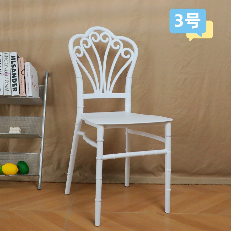 Amazonの売れ筋ソリッドカラー竹椅子、クロスボーダー外国貿易、ハイエンドの屋外ウェディングバックチェア、ホテルのダイニングチェア|undefined