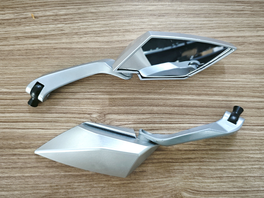 Cross-Border Motorcycle Electric Vehicle Rearview Mirror Modified Aluminum Rod Universal Reversing Rearview Mirror Reflective Mirror
