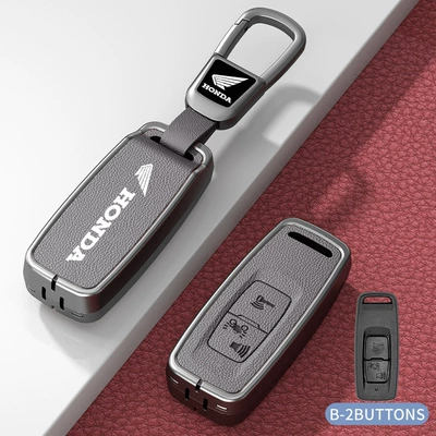 Protective Shell – Car key bag - standard-model-b-gray-zinc-alloy-shell-car-logo-square-buckle