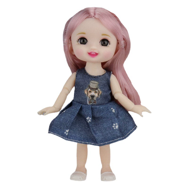 8 минут 17 см Изысканная кукла костюм принцессы можно изменить детские игрушки Маленькая девочка подарок на день рождения игровой домик