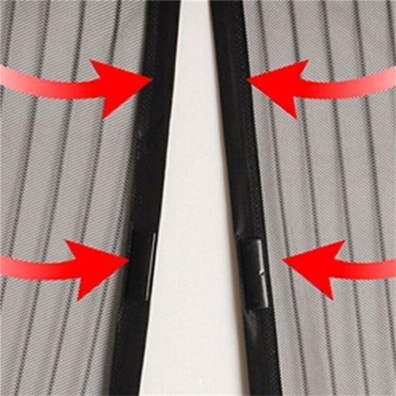 Anti-mosquito Screen Door Curtain Summer Fly-proof Home Screen Magnetic Door Curtain Figure Encrypted Full Magnetic Strip Self-absorption Magnet Door Mosquito Net