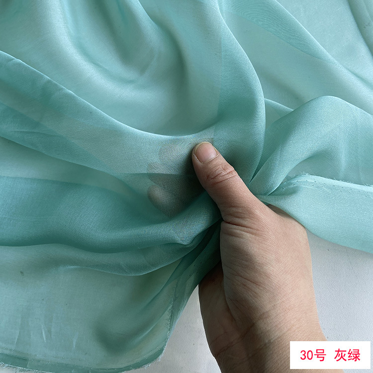 Silk shiffon cloth, dress