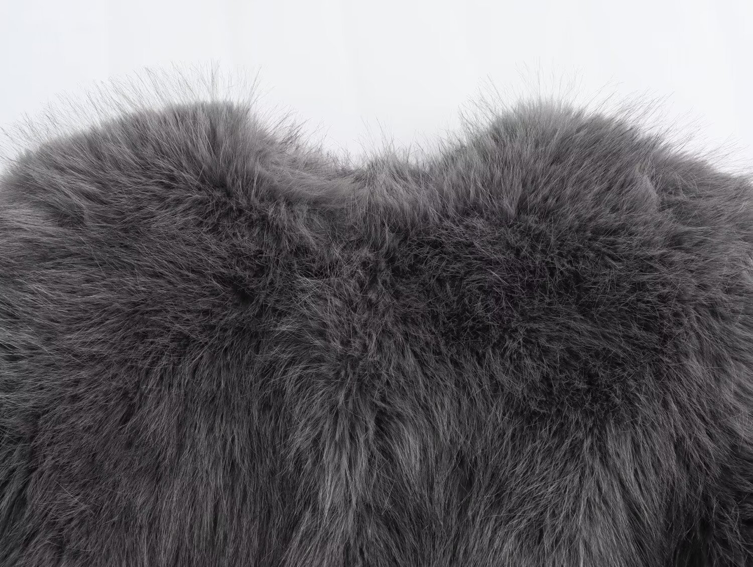 Women's Clothing Artificial Fur Effect Short Jacket 6318261_voghion.com