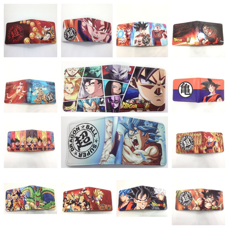 Dragon Ball New Short Folding Wallet Wukong Turtle Wupanlong Distinctive Creative PU Pickup Card Bag Coin Clip Dragon Ball New Short Folding Wallet Wukong Turtle Wupanlong Distinctive Creative PU Pickup Card Bag Coin Clip