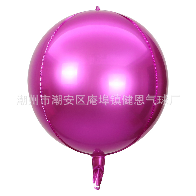 Globo aluminio redondo 4D grande