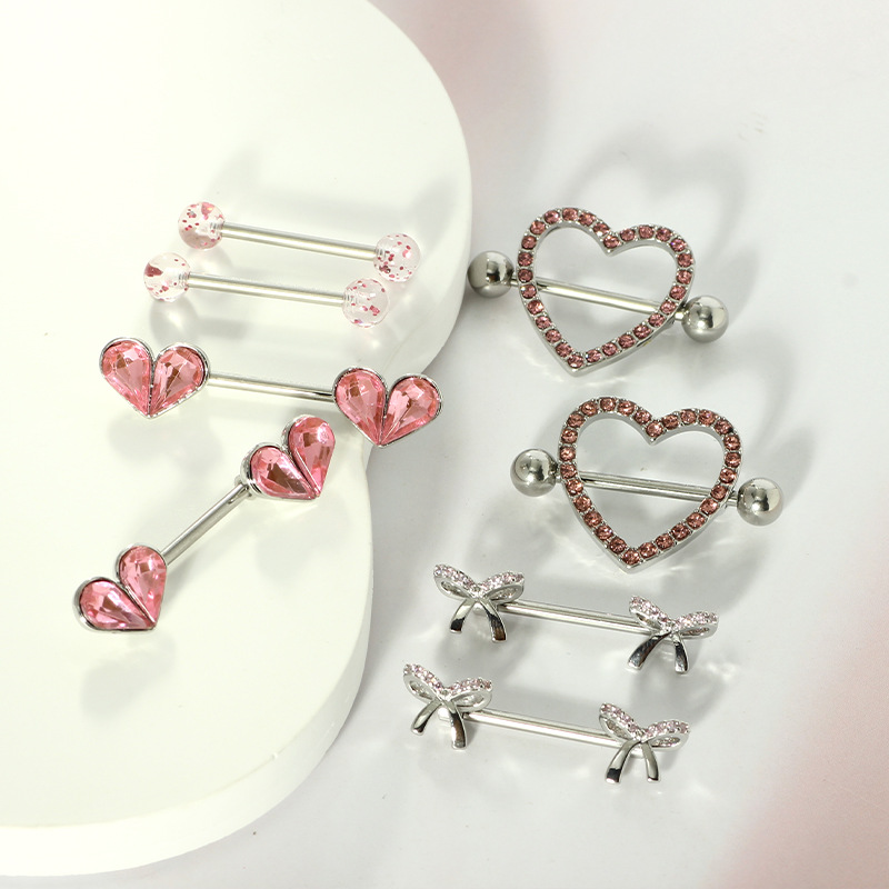 Labret piercing jewelry detail image