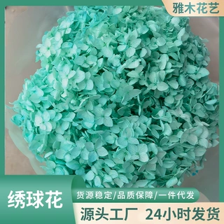 安娜绣球永生花厂家批发 干花diy花材婚庆手捧花画框独角兽材料