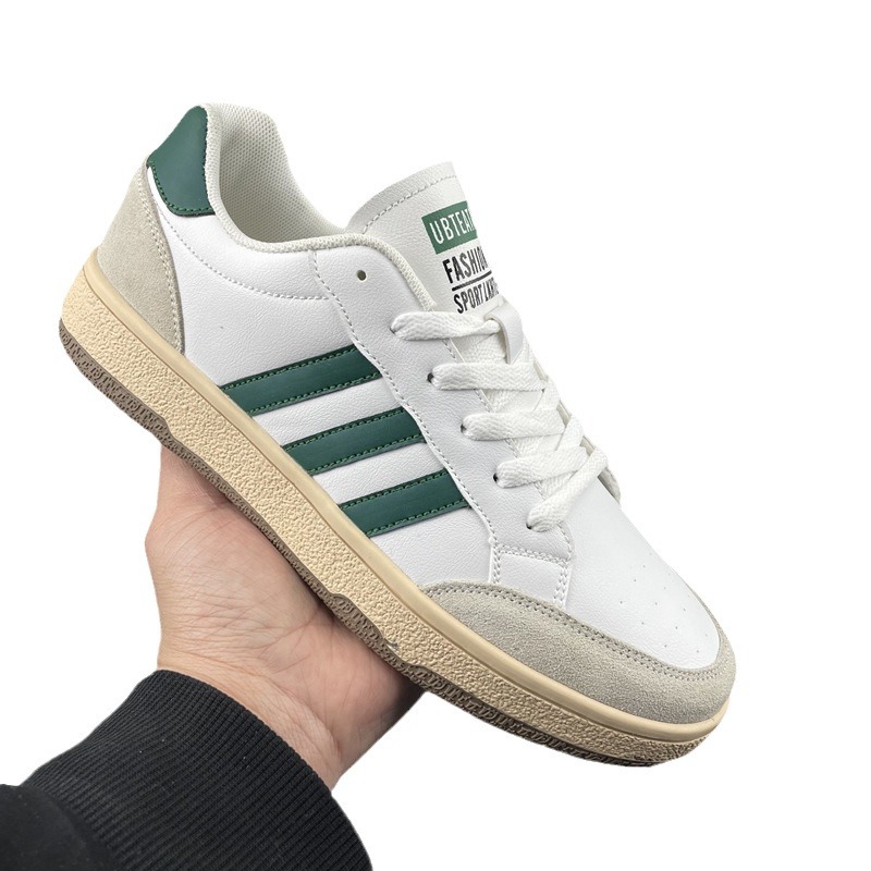 Zapatos casuales para hombres, comercio exterior clásico universal, cómodos y transpirables zapatos blancos de moda coreana, zapatos de verano para hombres.