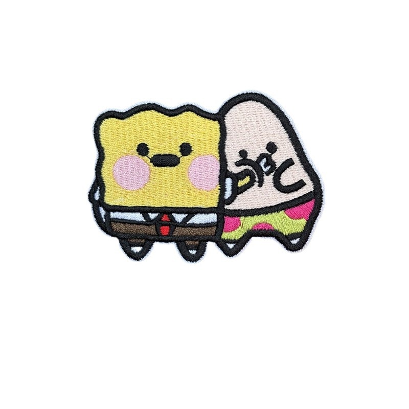 Autoadhesivo bordado por computadora dibujos animados Pai Daxing pegatinas de tela para bebés ropa bolsos chaquetas de plumas pegatinas de parche bricolaje