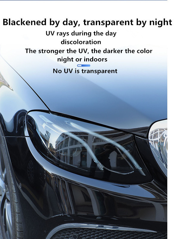 TPU car import light film, color-changing, blackened, light black, headlight and taillight protective film, rear light car film, color-changing film