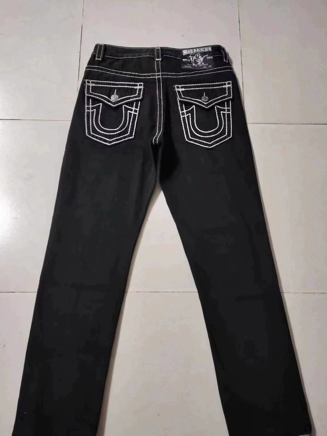 Джинсы True Religion Super T, низкая посадка, клёш bootcut, Y2K 90‑е, синие