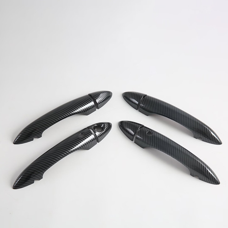 Suitable for Alfa Romeo Door Handle Exterior Car Decoration Accessories in Glossy Black Electroplating