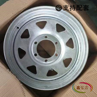 工厂现货热镀锌16*6 6*139.7轮毂CB110ET0轮辋钢圈铁圈拖车沙滩车-阿里巴巴