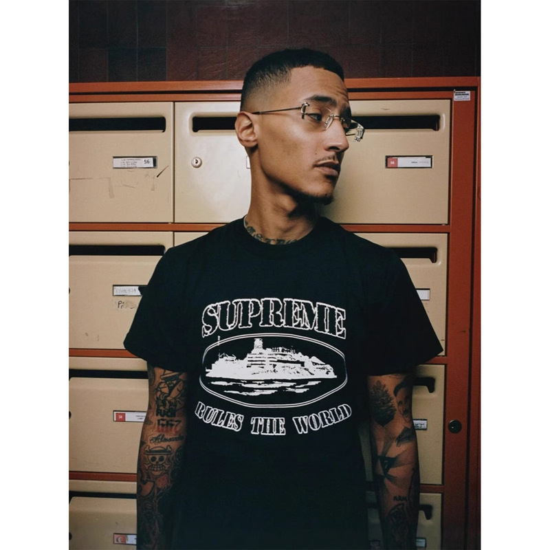 Super Discount Corteiz American Street Hip-Hop Printed Short-Sleeved T-Shirt for Men 2026 New Trendy Brand