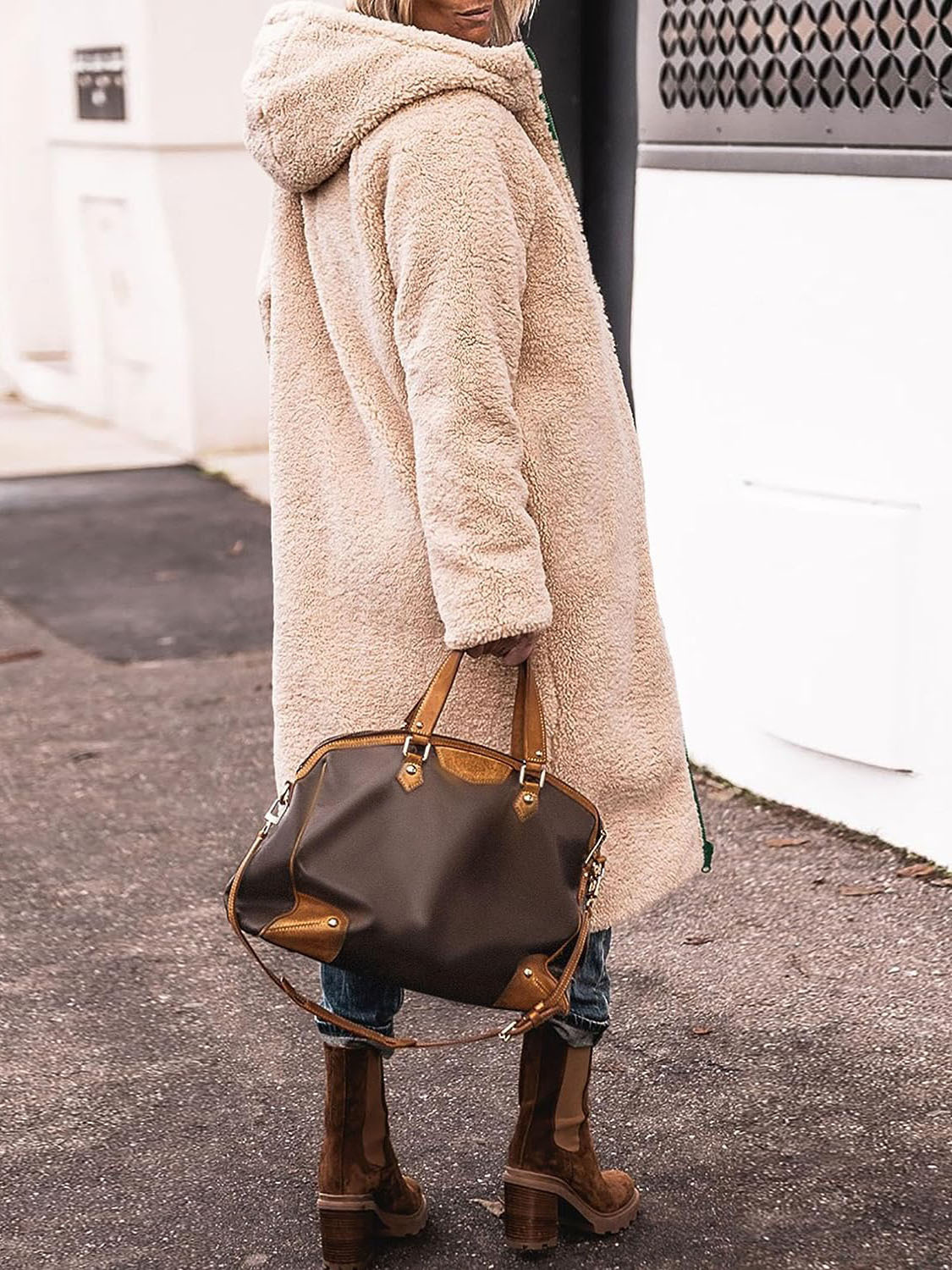 Women's Clothing coat, extra long, velvet, ultra thick, reversible women's coat, winter hot selling cotton coat_ipsvogv.com