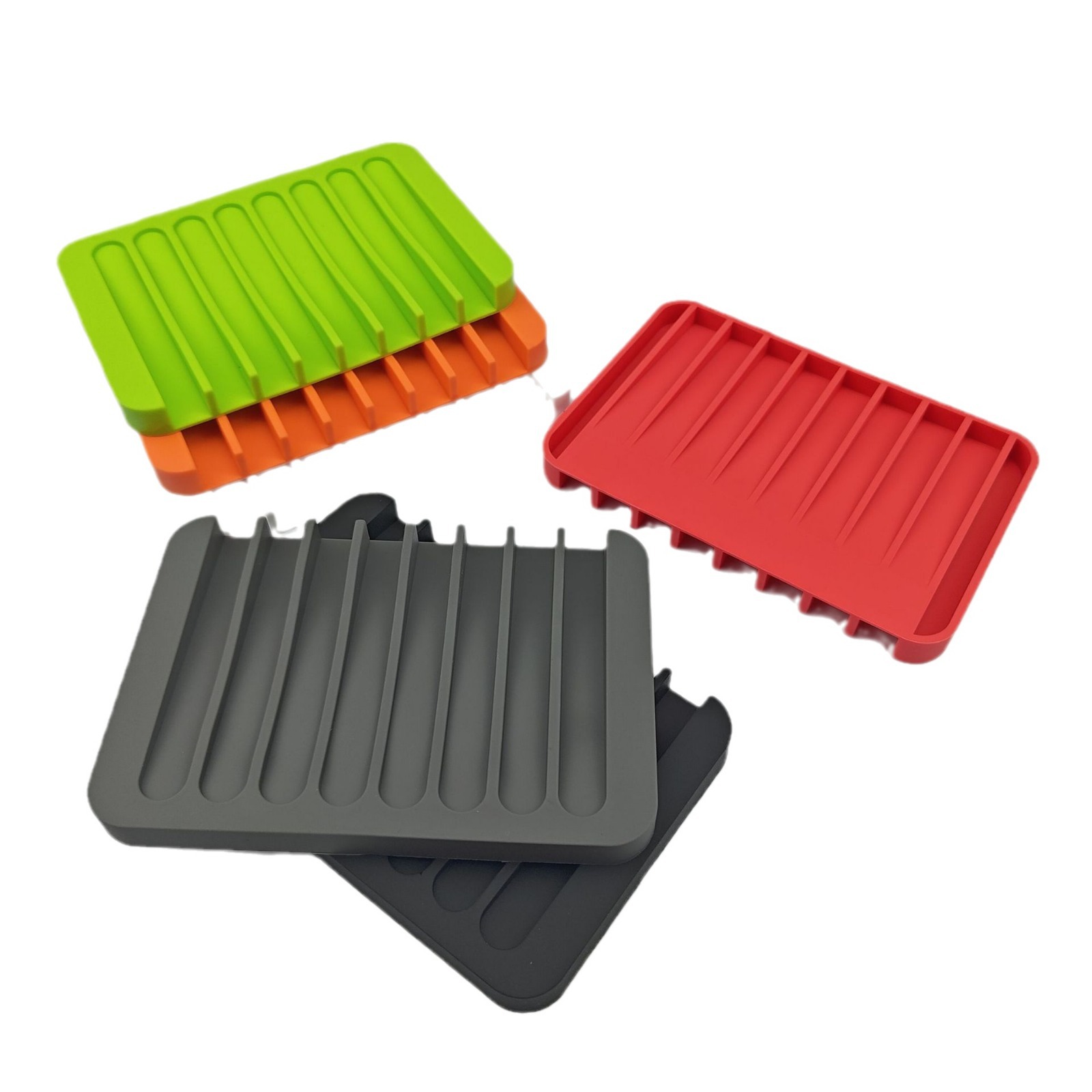 Silicone soap holder, storage system 5