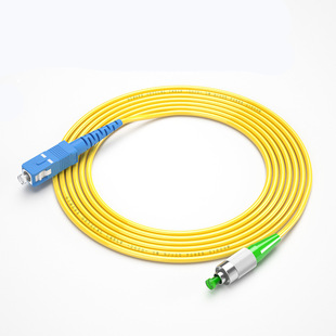 Radio and Television grade optical fiber jumper FCAPC-SCUPC square head pigtail 1 m jumper optical fiber cable network grade