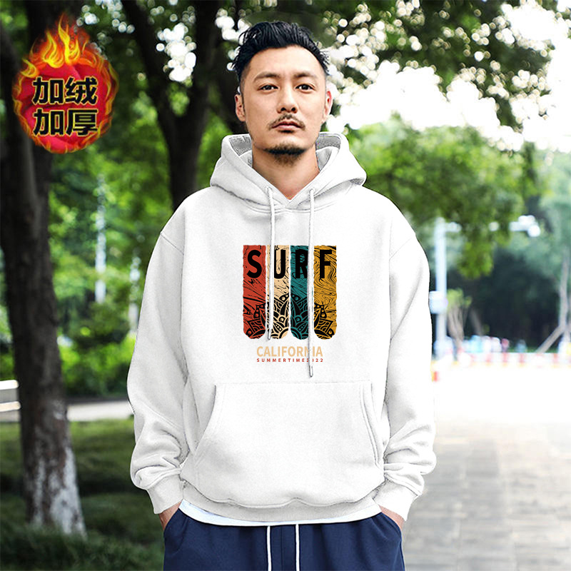 Chaqueta encapuchada masculina primavera y otoño marca de moda americana chaqueta de peso retrogrado chaqueta de pareja casual suelta camisa con sombrero de manga larga