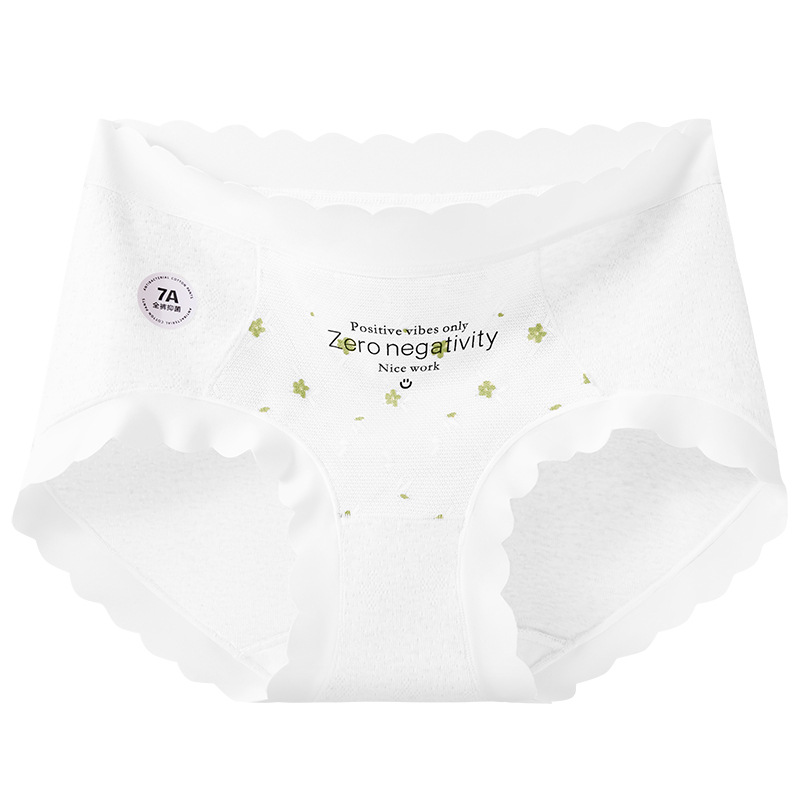 Artesanía de bordado francés Algodón puro cómodo encaje agradable para la piel entrepierna de algodón suave y transpirable entrepierna antibacteriana de grado 7A ropa interior de mujer