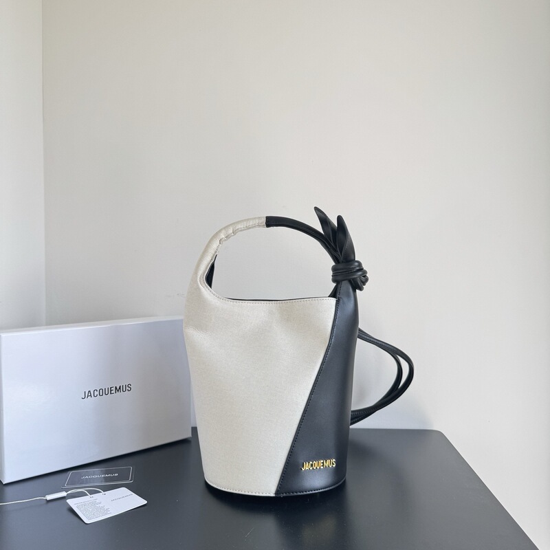 Jacquemus2025新款桶包女百搭高级感单肩手提包小众休闲简约斜挎|undefined
