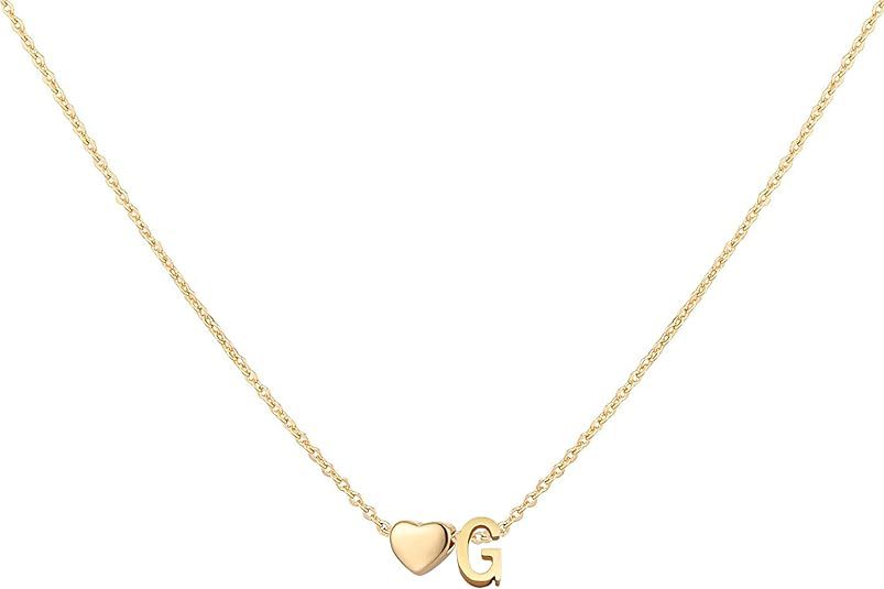 Collier pendentif cœur en acier titane avec 26 lettres anglaises, style transfrontalier, pour femme, style Niche Light Luxury_voghion.com