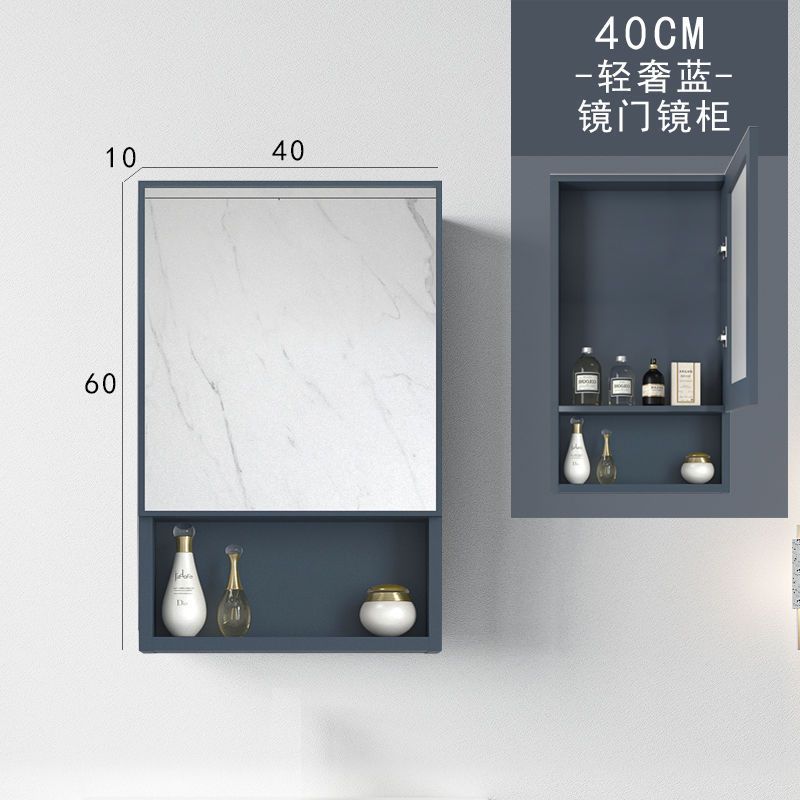 Espacio de aluminio gabinete de espejo de baño gabinete de baño combinación de caja de almacenamiento de baño espejo gabinete de espejo de baño fábrica de apartamentos pequeños