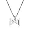 Necklace stainless steel, pendant hip-hop style, accessory, decorations, wholesale