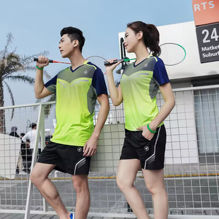 Quick wholesale cross-border foreign trade summer competition sports quick-drying table tennis jersey set badminton uniform for men and women