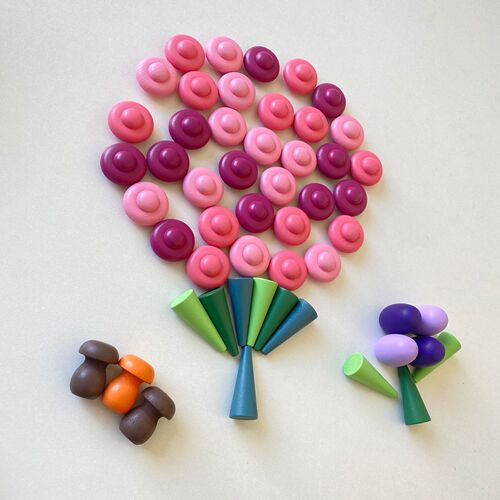 Little cute building blocks children's educational open creative theme construction building blocks building toys diy early education 2-6 years old