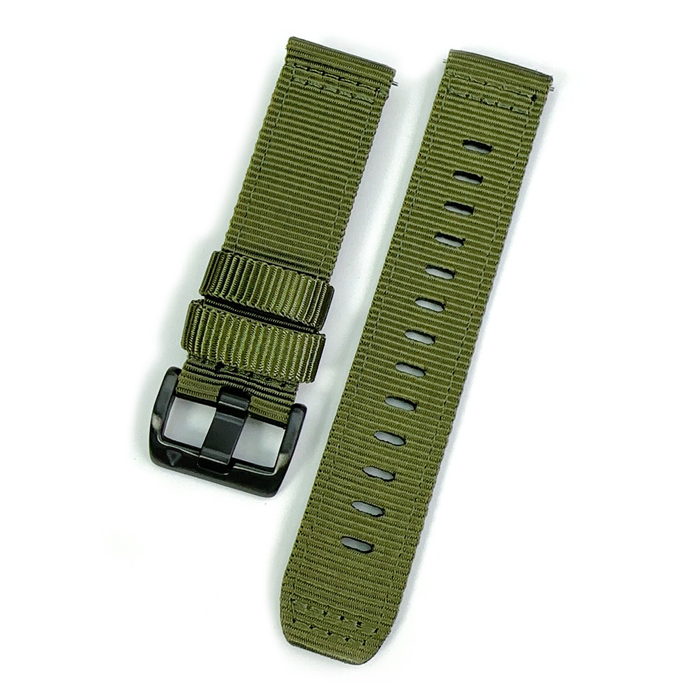 Correa de reloj de alta calidad de nylon puro 20 / 22mm para Garmin265S / 265 correa de reloj Huawei GT6 / 5
