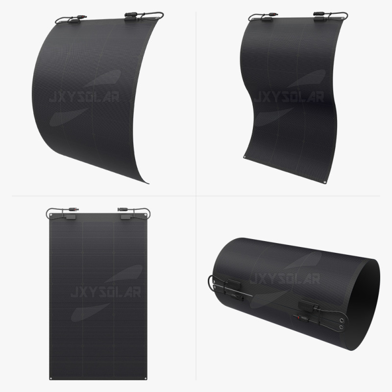 HPBC 115W フレキシブル太陽光発電パネル RV 軽量ひび割れ防止 BC ソーラーパネル工場直販|undefined