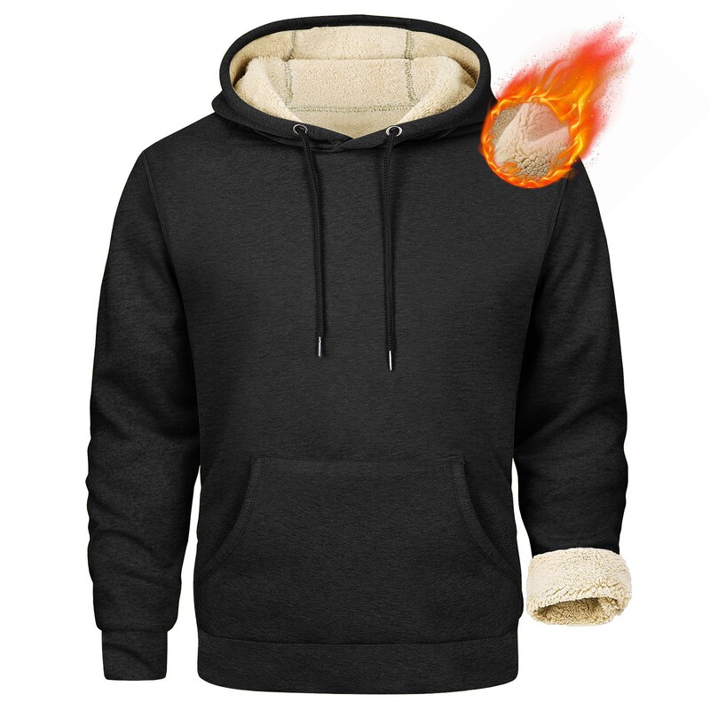 Cold-proof lamb fleece sweater suit autumn and winter fleece-lined thickened cardigan hooded sportswear men's casual warm coat Cold-proof lamb fleece sweater suit autumn and winter fleece-lined thickened cardigan hooded sportswear men's casual warm coat