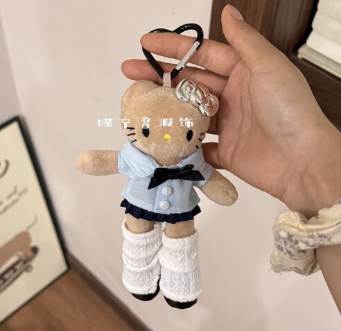 ロングレッグ kt ペンダントコレクションキティぬいぐるみペンダントかわいい kt 猫ラブバックルランドセルペンダントキーホルダーメンズ|undefined