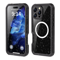 赤唐辛子小さなシェル防水ケース iPhone16ProMax 携帯電話に適した防水および落下防止ダイビング保護ケース