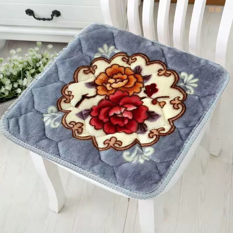 Хлопковая подушка сиденья толстая плюшевая домашняя табуретка столовая столовая подушка столовая подушка домовая диванная подушка студенческая табуретка