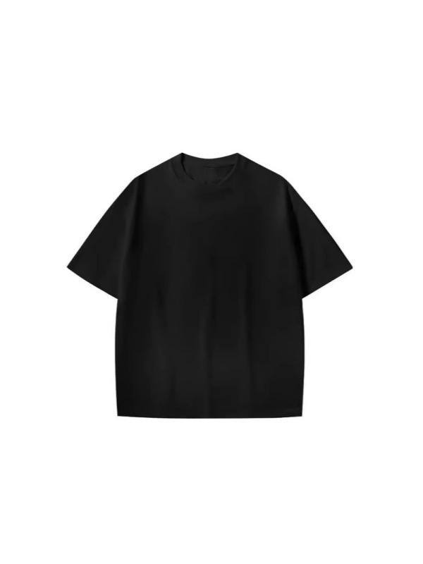 トレンディなブランドメンズ新しい夏の綿メンズ半袖Tシャツルーズカジュアルラウンドネックライト高級ハンサム半袖トップレター|undefined