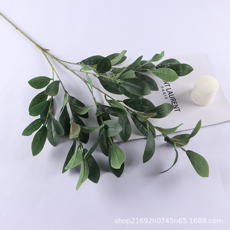 Boda Mori Simulación de flores y plantas verdes Pico de bambú Hierba Simulación de plantas verdes de invierno espárragos Plantas de simulación Escenografía de plantas verdes falsas