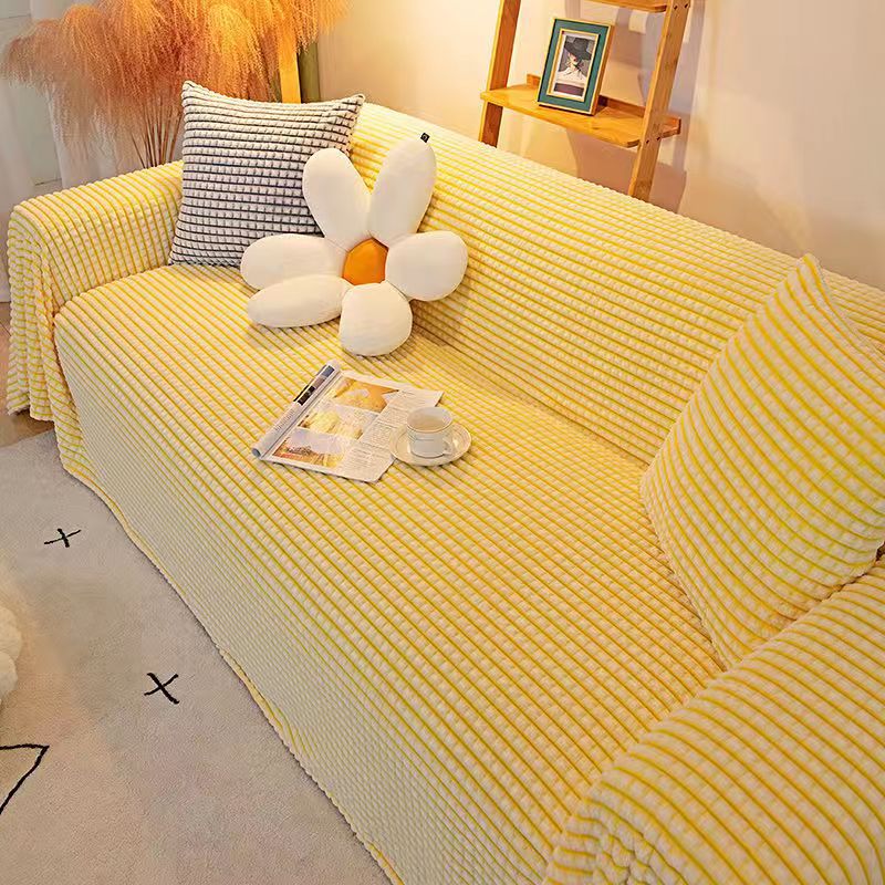 Anti-Cat Scratch Sofa Cover, Autumn and Winter Plush Sofa Cover, All-Inclusive Universal Sofa Cover, One-Piece Sofa Cushion Cover