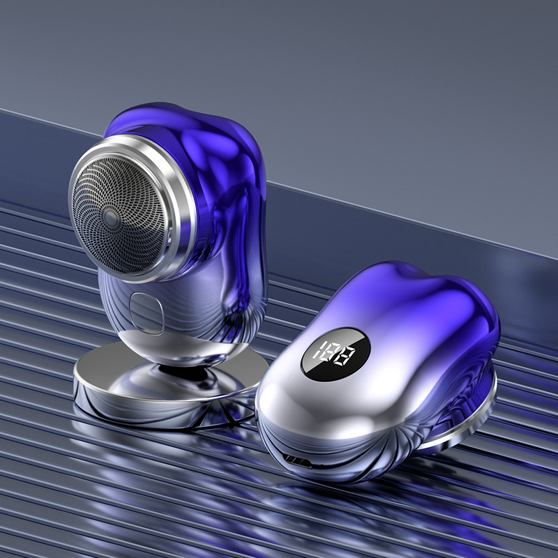国境を越えたポータブル MINI 電気シェーバー 電気洗えるシェーバー USB 充電式ミニメンズシェーバー|undefined