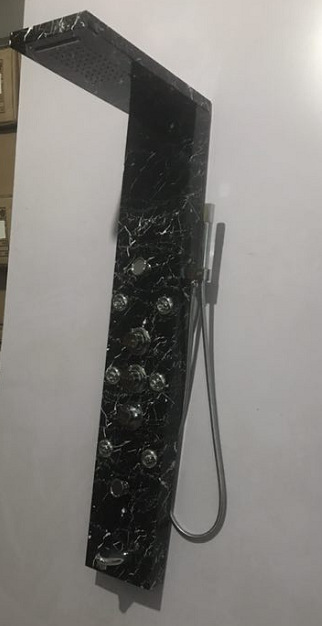 Pantalla inteligente de control de temperatura Pantalla de ducha multi-boquilla presurizada Pantalla de ducha de baño Pantalla de ducha de luz LED