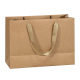 Horizontal Paper Bag Cardboard Gift Bag Clothing Store Bag Takeaway White Paper Handbag Shopping Gift Hand Paper Bag