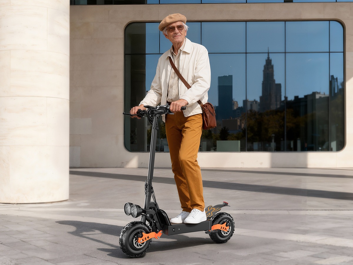 Dual-drive high-power off-road electric scooter, in stock at the factory, available for dropshipping from the US overseas warehouse