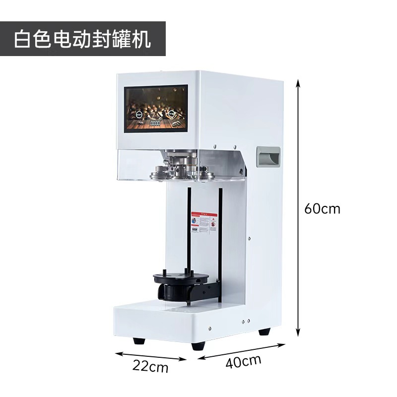 Zhuojin máquina de sellado de latas fácil de tirar máquina de sellado de latas comercial de bebida de leche y té tapa de aluminio sellado de botella sellado máquina de sellado automática