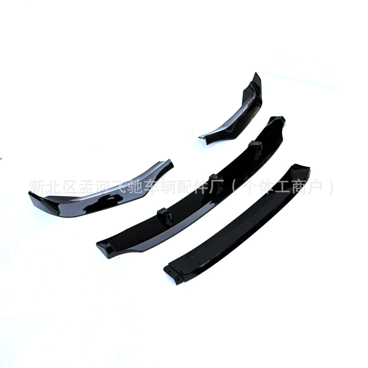 Suitable for 14-19 Bmw X5 F15 Black Warrior Model with Four-Section Front Lip and Front Spoiler