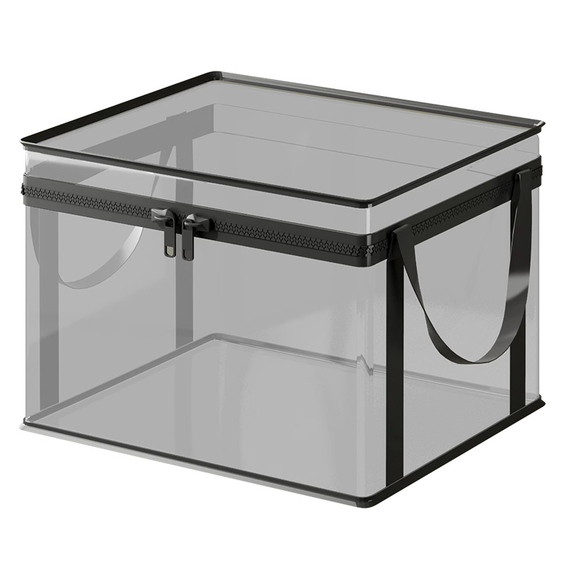 Cilindro Organizador de Juguetes de Peluche de Plástico y Tela, Transparente, Gran Capacidad, para Muñecas